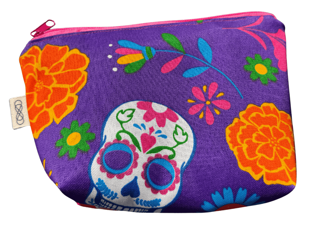 Cosmetiquera Catrina Morada - Edición Especial Día de Muertos