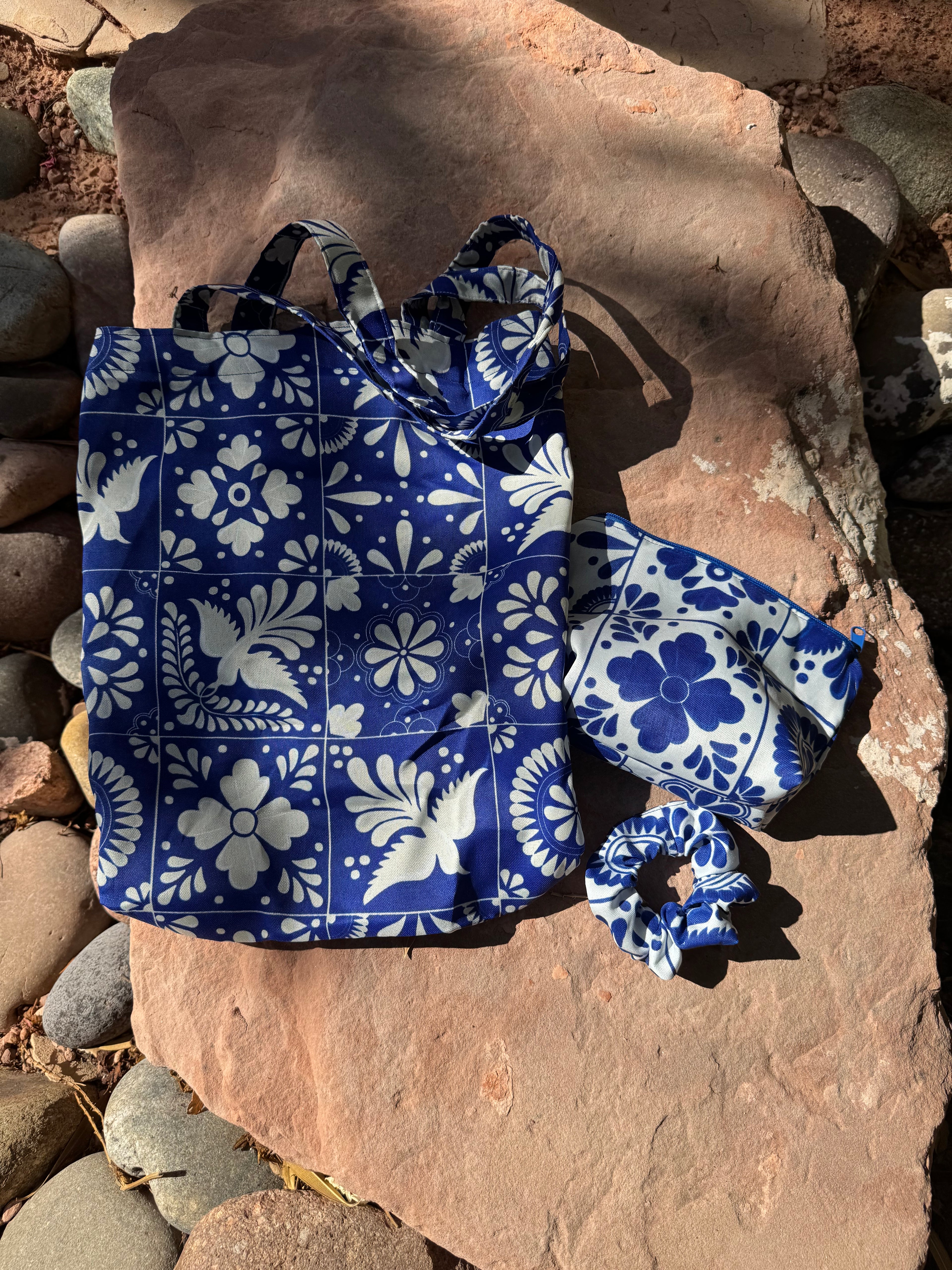 Set Completo Talavera Azul - Colección Elegancia Mexicana Artesanal