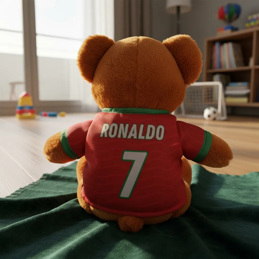 Oso de peluche de Cr7 Cristiano Ronaldo en Portugal