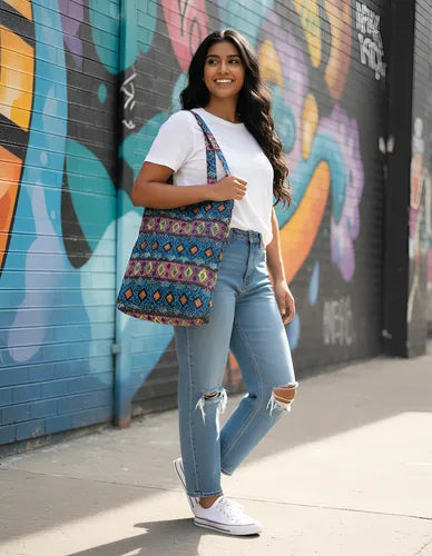 Bolsa Tote Bag "Rarotonga" - Edición Bohemia