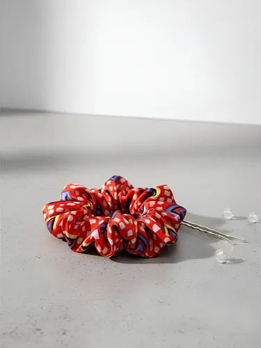 Set de scrunchies donas elásticas para cabello, mujer y niñas. 6 piezas
