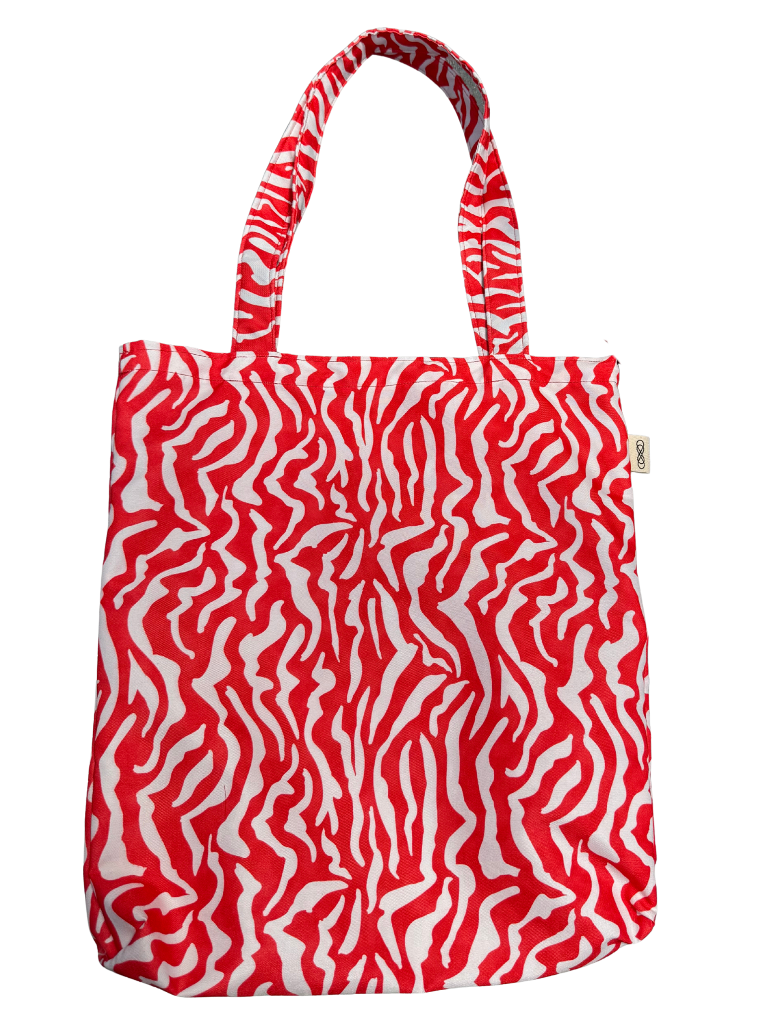 Bolsa Tote Bag "Zebra Naranja" - Edición Animal Print Reinventado